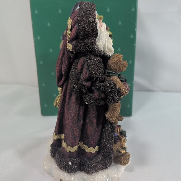 Boyd's Bears Father Christmas Figure 2004 733208 Figurine Santa Lights Handmade - Picture 13 of 16